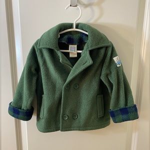 Little Me, 18 Months, Green coat